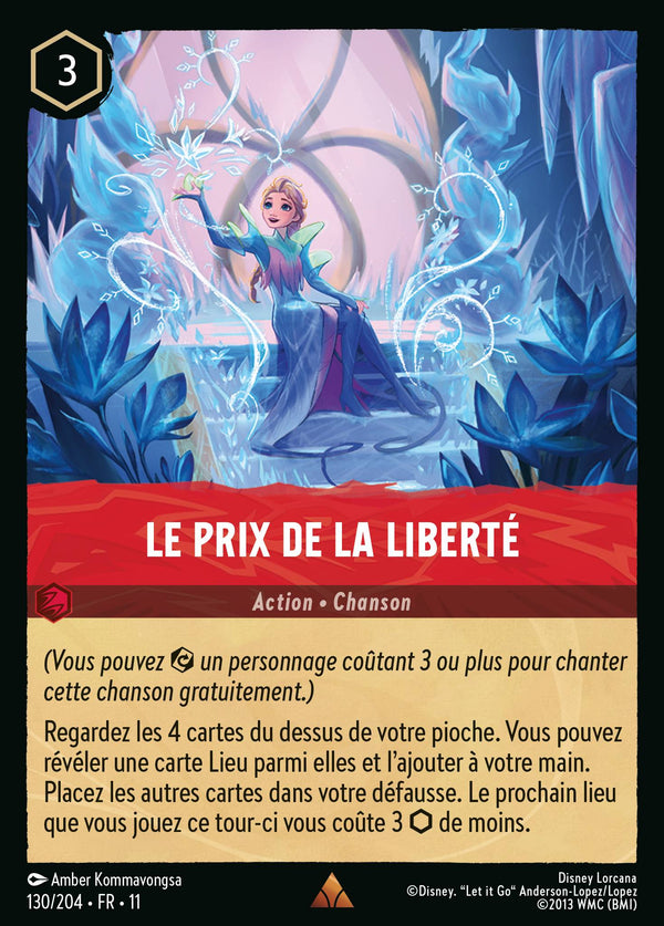 130/204 - Le prix de la liberté — Carte Disney Lorcana Givresort 130/204