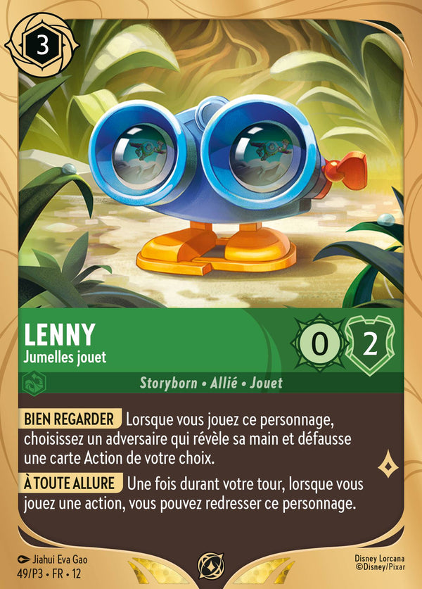 049/204 - Lenny - Jumelles jouet — Carte Disney Lorcana Contrées Inconnues 49/P3
