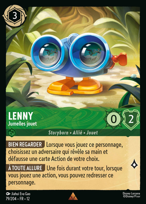 079/204 - Lenny - Jumelles jouet — Carte Disney Lorcana Contrées Inconnues 79/204