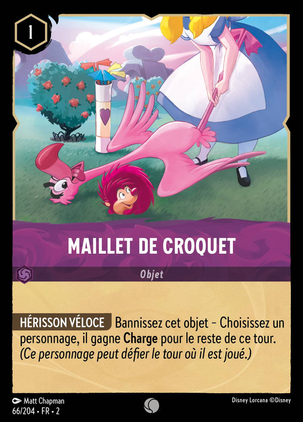 066/204 - Maillet de croquet — Carte Disney Lorcana L'Ascension des Floodborn 66/204