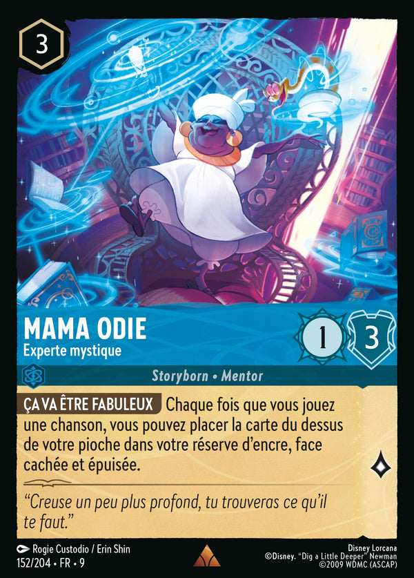 152/204 - Mama Odie - Experte mystique — Carte Disney Lorcana Fabuleux 152/204