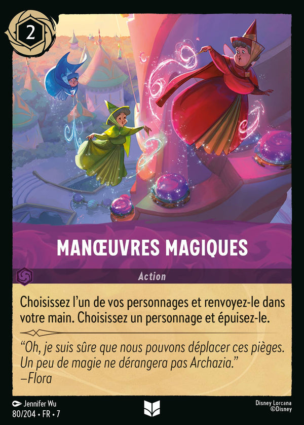 080/204 - Manœuvres magiques — Carte Disney Lorcana L'île d'Archazia 80/204