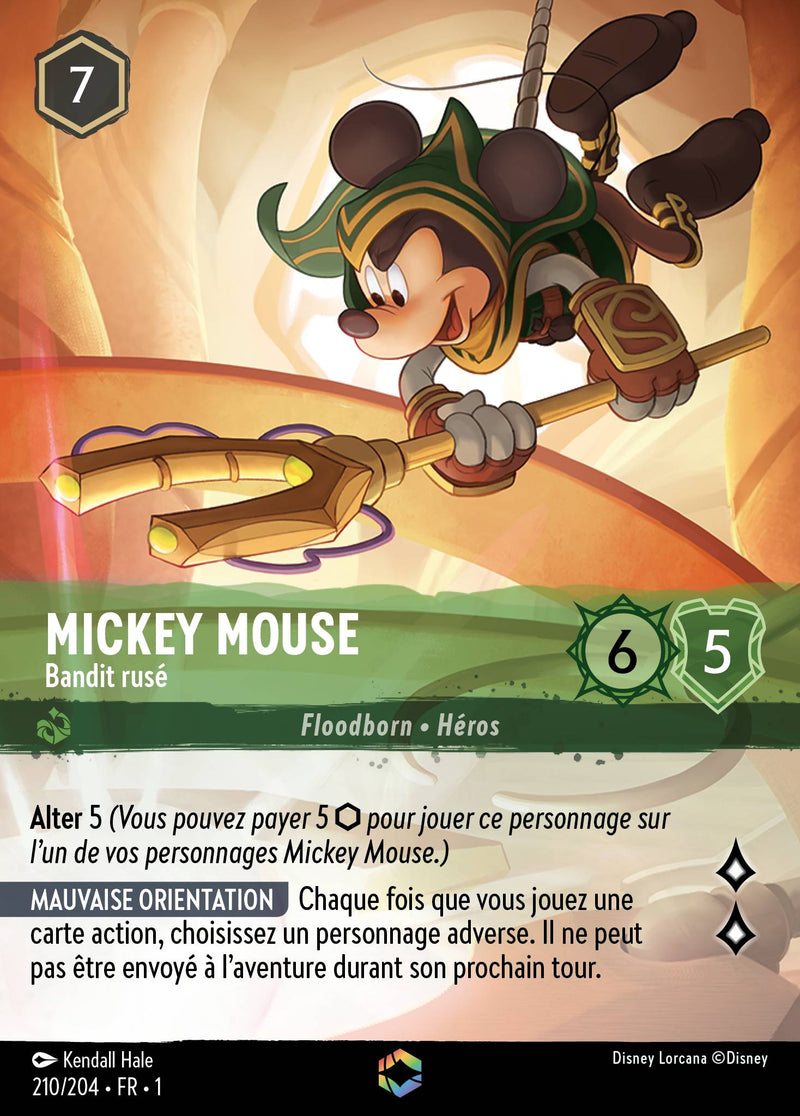210/204 - Mickey Mouse - Bandit rusé