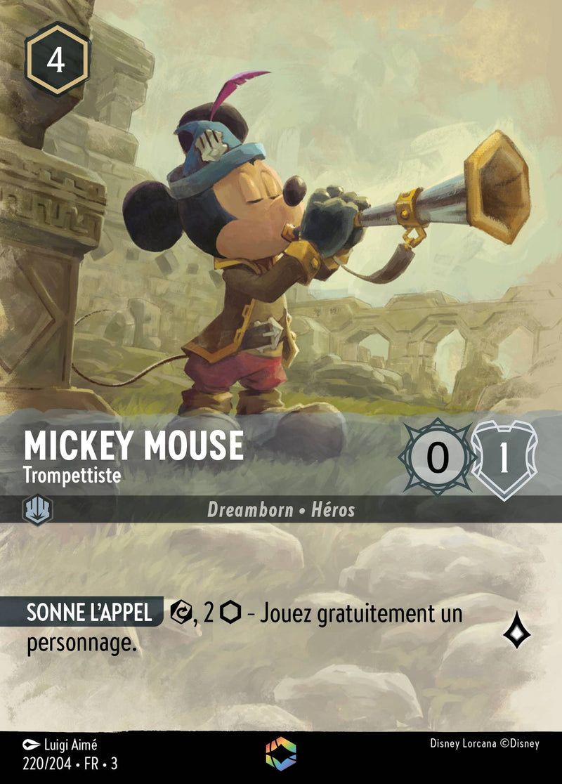 220/204 - Mickey Mouse - Trompettiste