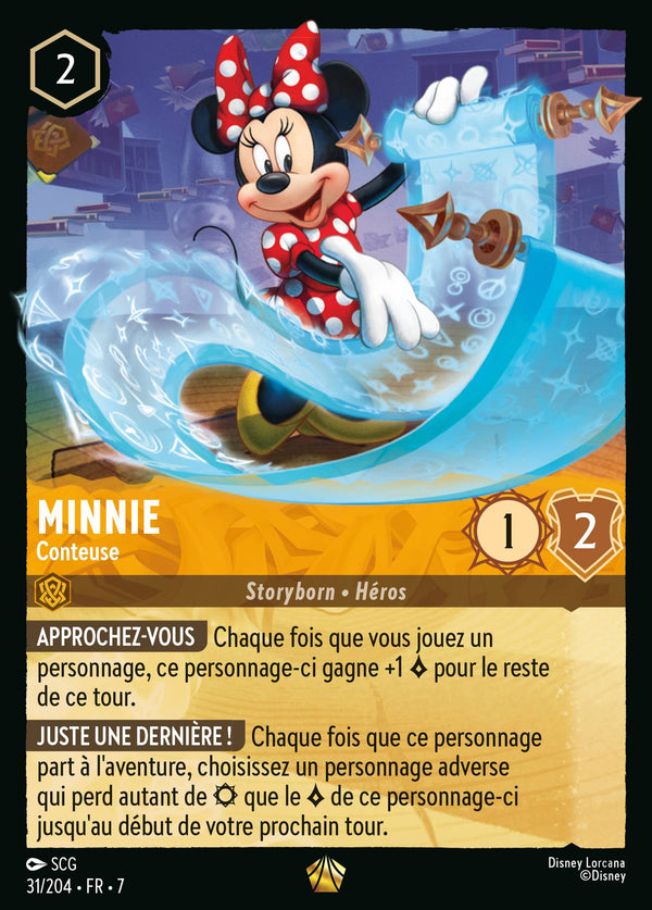 031/204 - Minnie - Conteuse — Carte Disney Lorcana L'île d'Archazia 31/204