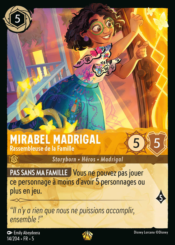 Mirabel Madrigal - Rassembleuse de la Famille — Carte Disney Lorcana 14 Ciel Scintillant