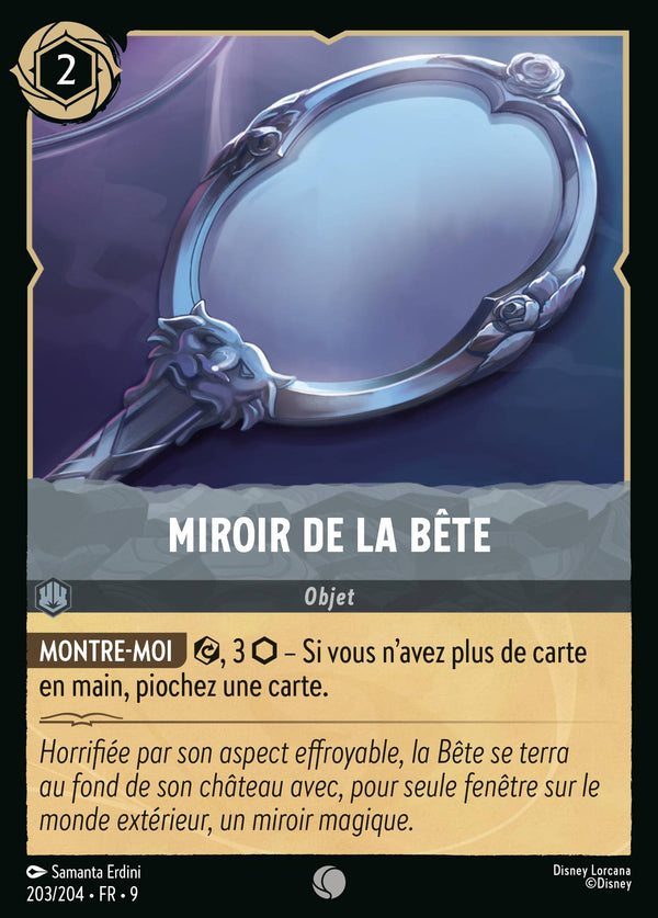 203/204 - Miroir de la Bête — Carte Disney Lorcana Fabuleux 203/204
