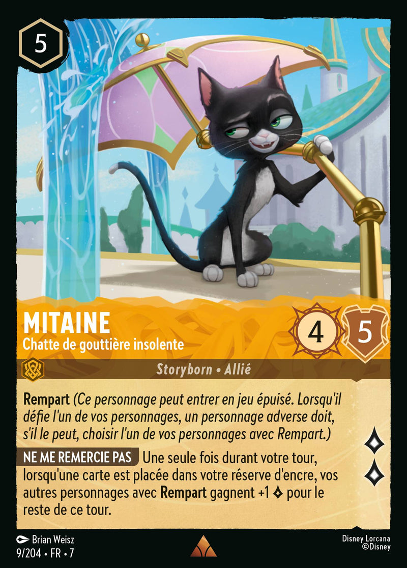 009/204 - Mitaine - Chatte de gouttière insolente