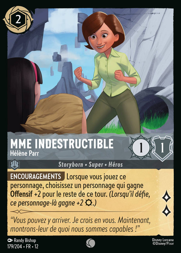 179/204 - Mme Indestructible - Hélène Parr — Carte Disney Lorcana Contrées Inconnues 179/204