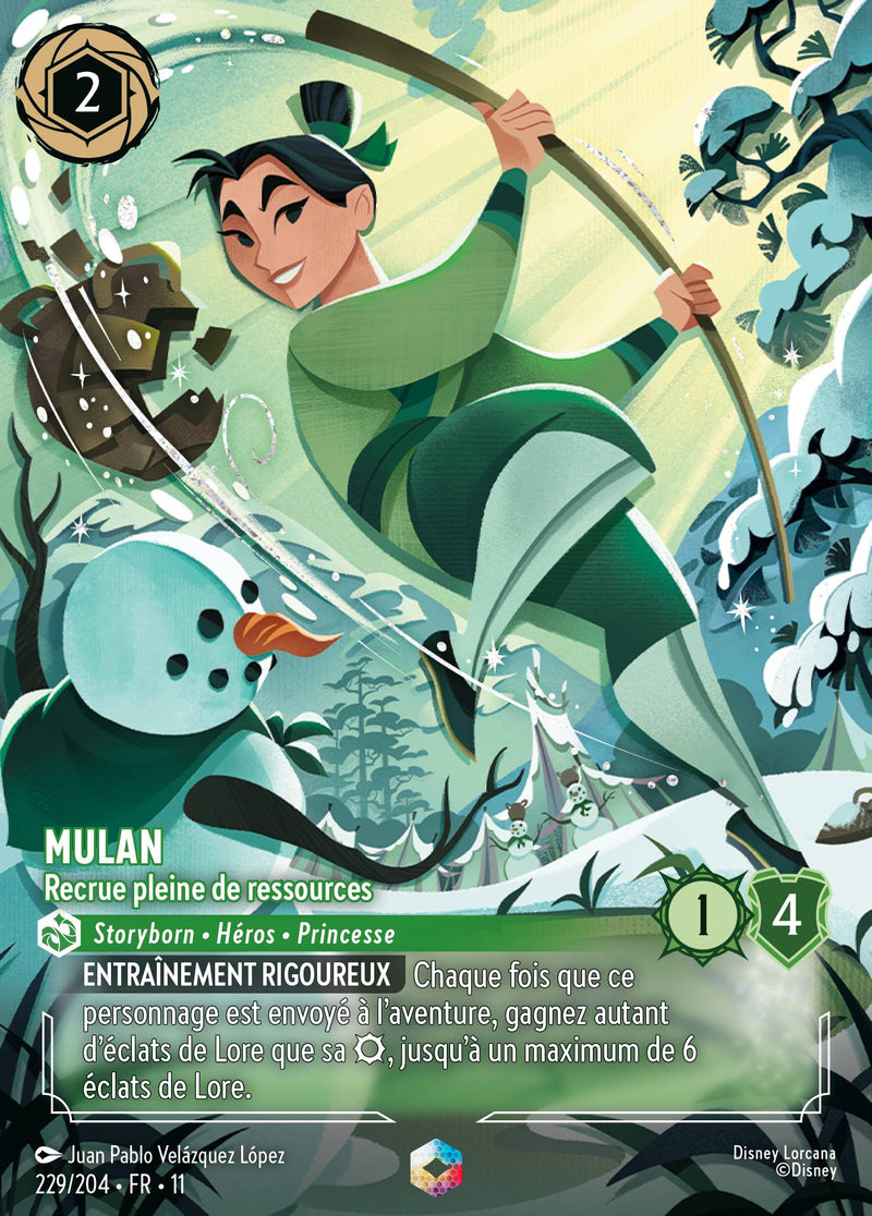 229/204 - Mulan - Recrue pleine de ressources