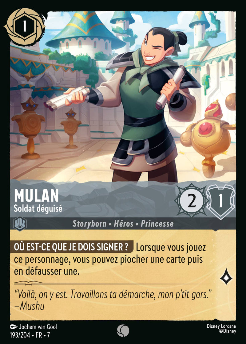 193/204 - Mulan - Soldat déguisé