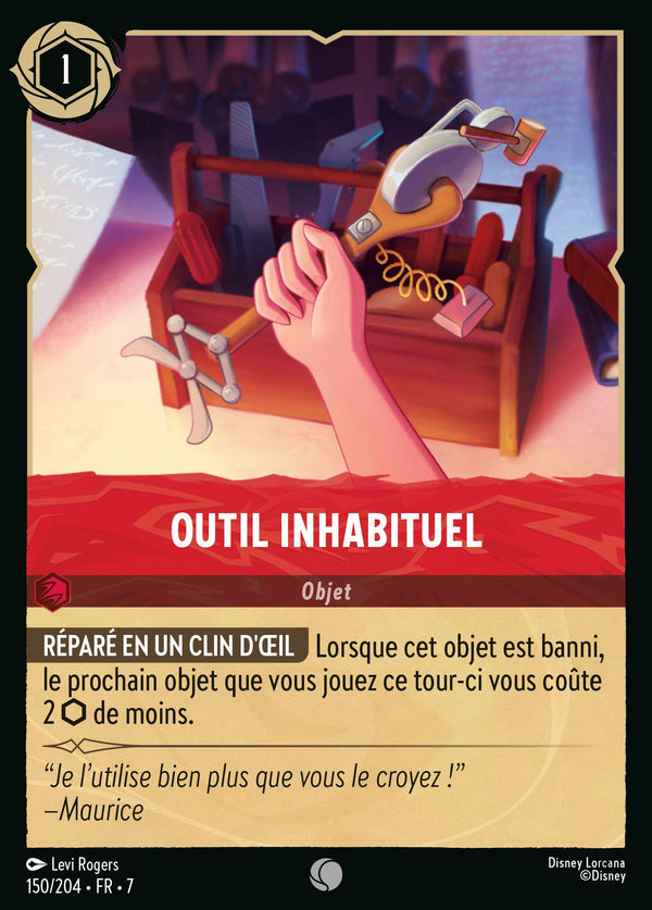 150/204 - Outil inhabituel — Carte Disney Lorcana L'île d'Archazia 150/204