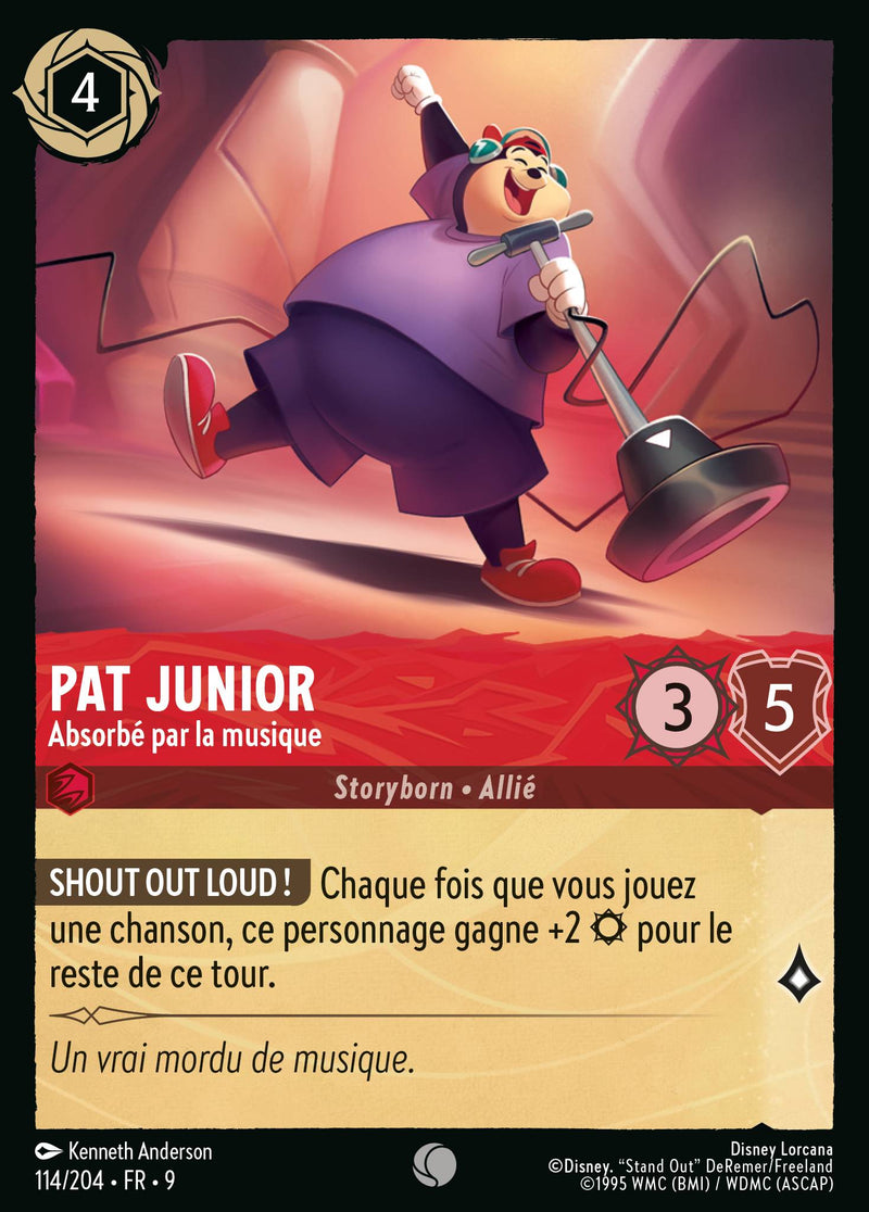 114/204 - Pat Junior - Absorbé par la musique