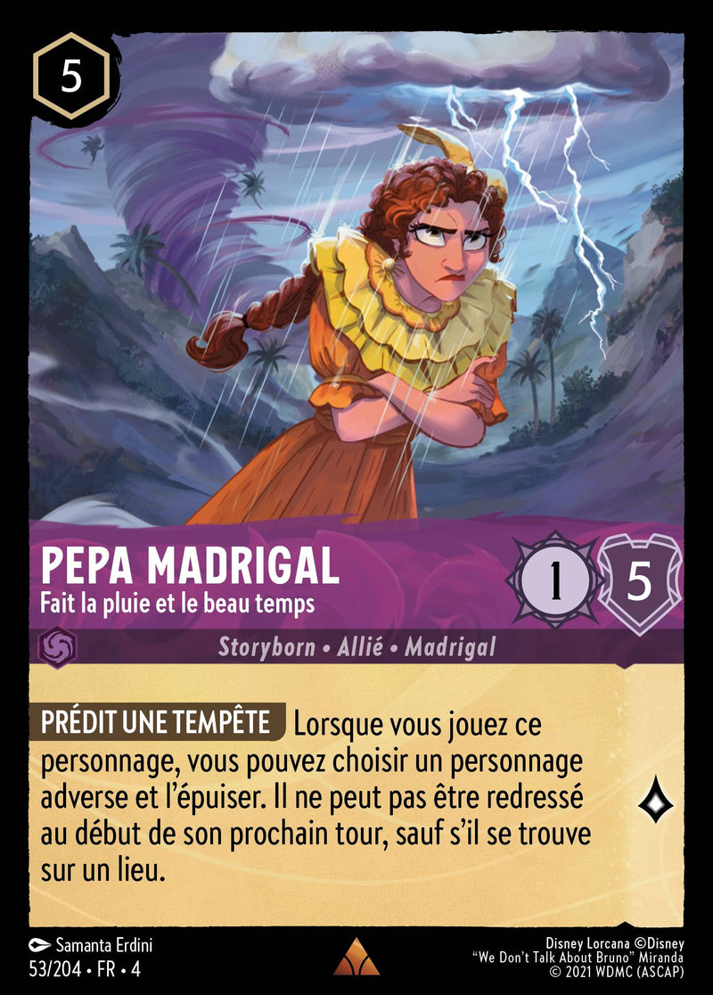 053/204 - Pepa Madrigal - Fait la pluie et le beau temps