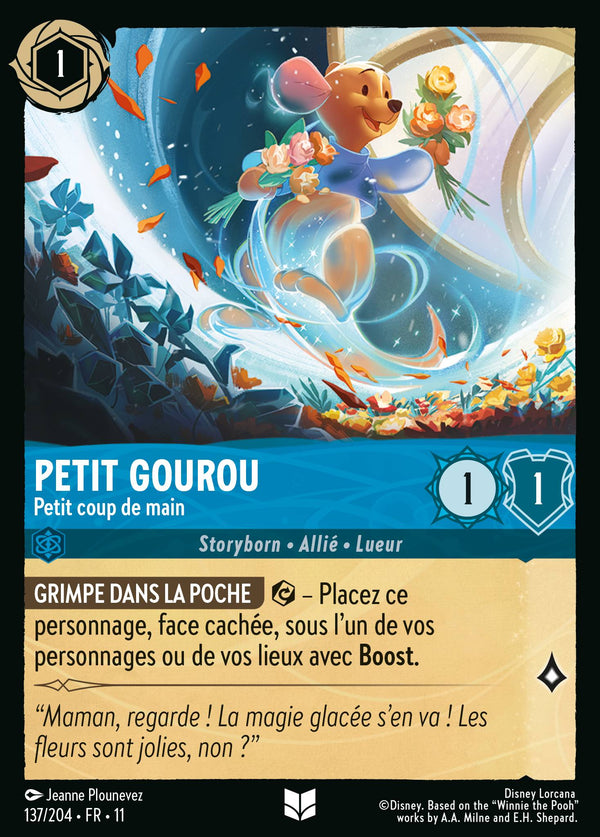 137/204 - Petit Gourou - Petit coup de main — Carte Disney Lorcana Givresort 137/204