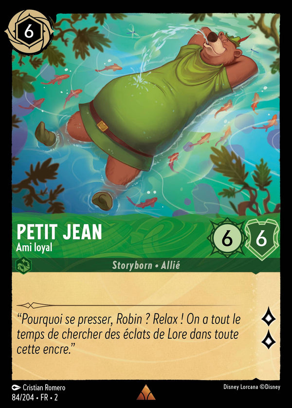 084/204 - Petit Jean - Ami loyal — Carte Disney Lorcana L'Ascension des Floodborn 84/204