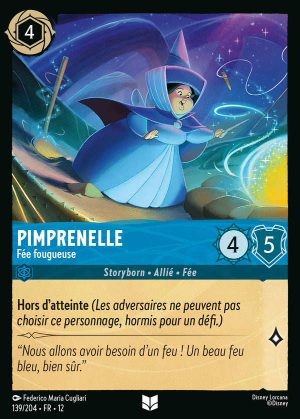 139/204 - Pimprenelle - Fée fougueuse — Carte Disney Lorcana Contrées Inconnues 139/204
