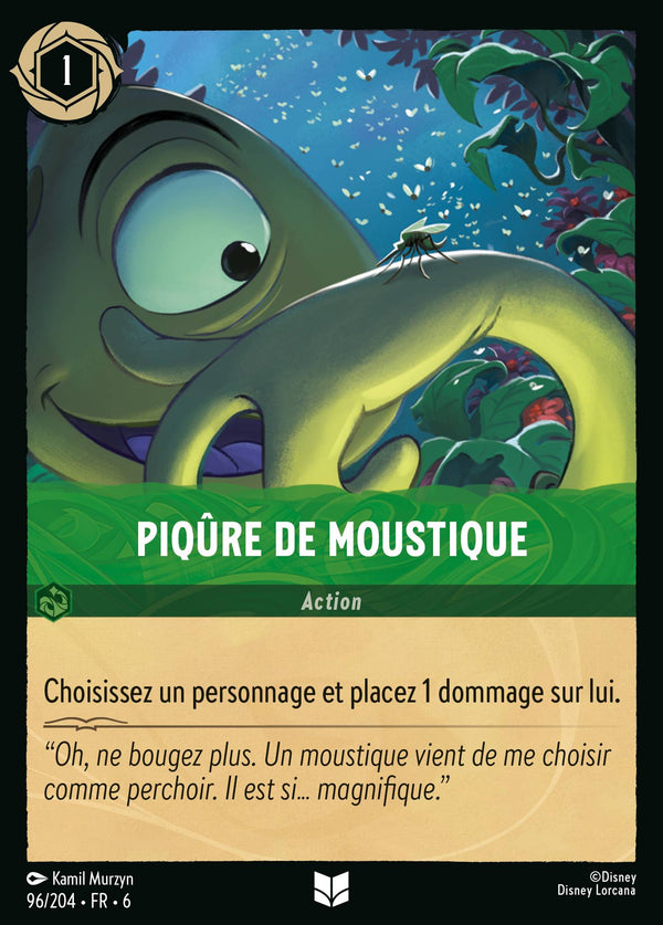 096/204 - Piqûre de moustique — Carte Disney Lorcana La Mer Azurite 96/204
