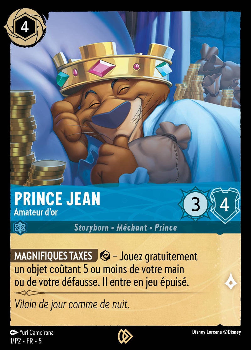 001/204 - Prince Jean - Amateur d'or