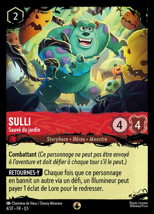 004/037 - Sulli - Sauvé du jardin - Carte Disney Lorcana Quête des Illumineurs: Équipe Miel à la Rescousse 4/37