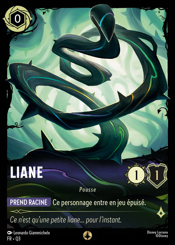 Liane — Carte Disney Lorcana jeton Quête des Illumineurs: Équipe Miel à la Rescousse