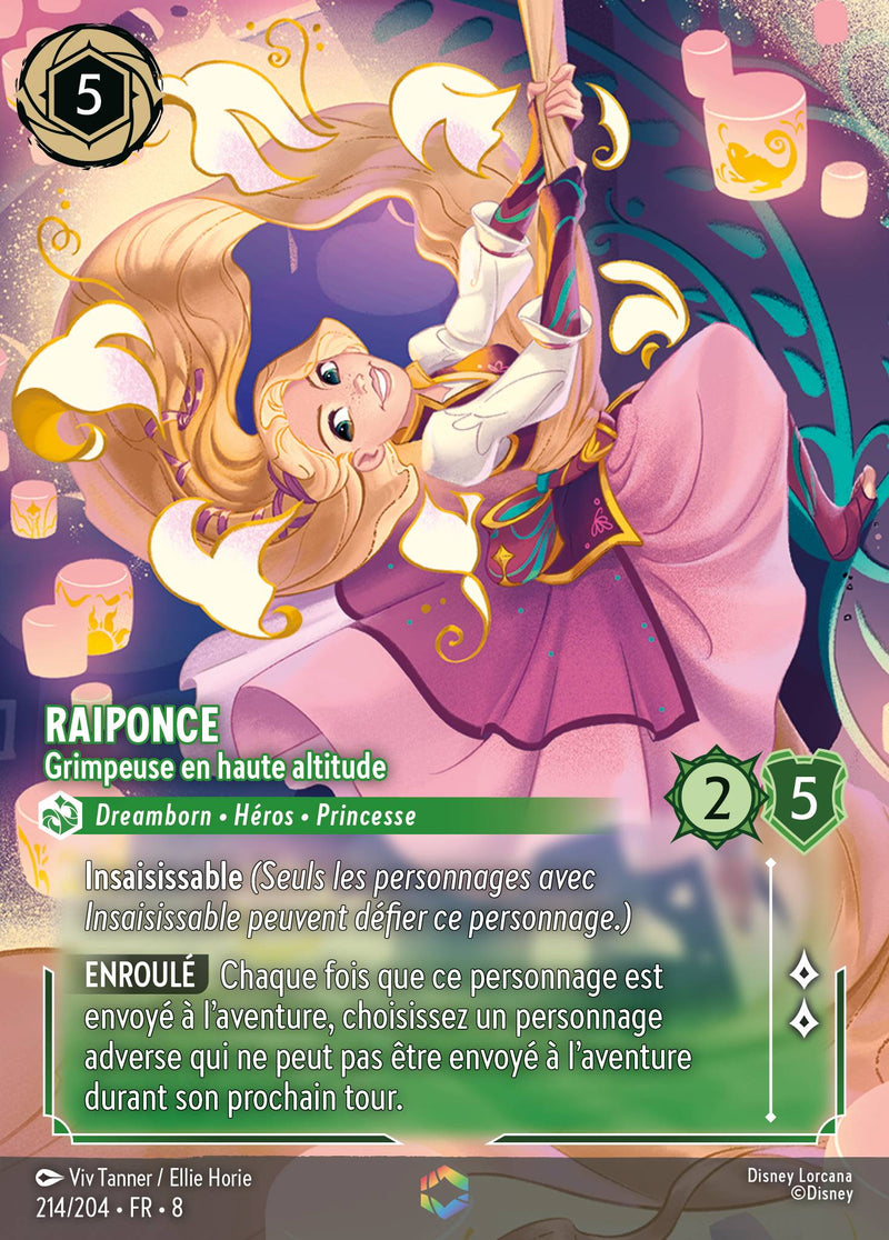 214/204 - Raiponce - Grimpeuse en haute altitude