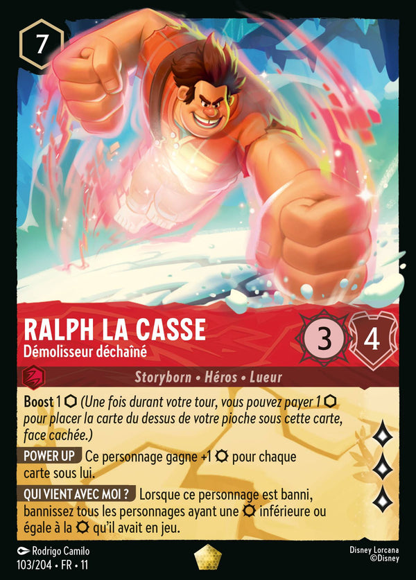 103/204 - Ralph la Casse - Démolisseur déchaîné — Carte Disney Lorcana Givresort 103/204