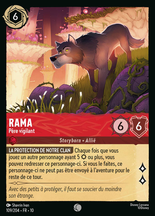 109/204 - Rama - Père vigilant — Carte Disney Lorcana Lueurs dans les Profondeurs 109/204