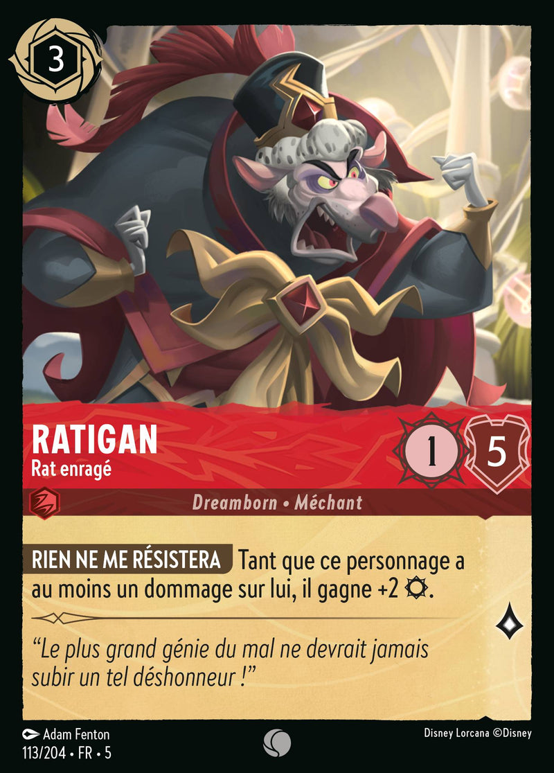 113/204 - Ratigan - Rat enragé
