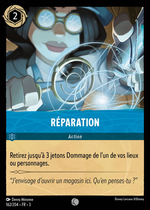 162/204 - Réparation — Carte Disney Lorcana Les Terres d'Encres 162/204