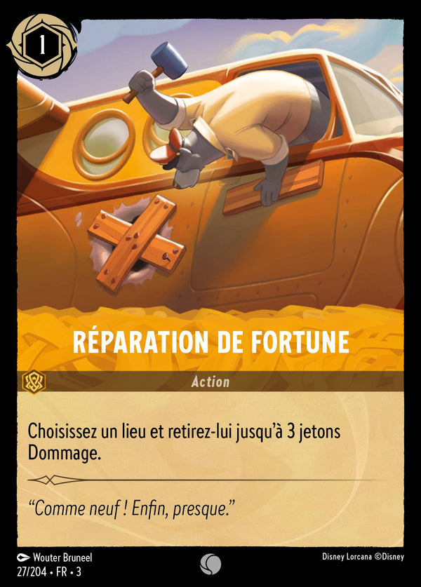 027/204 - Réparation de fortune — Carte Disney Lorcana Les Terres d'Encres 27/204