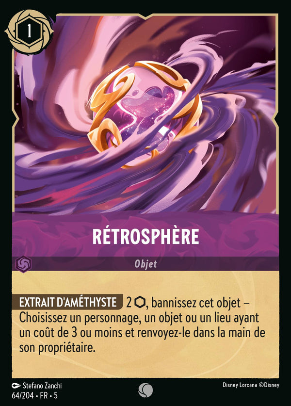 Rétrosphère — Carte Disney Lorcana 64 Ciel Scintillant