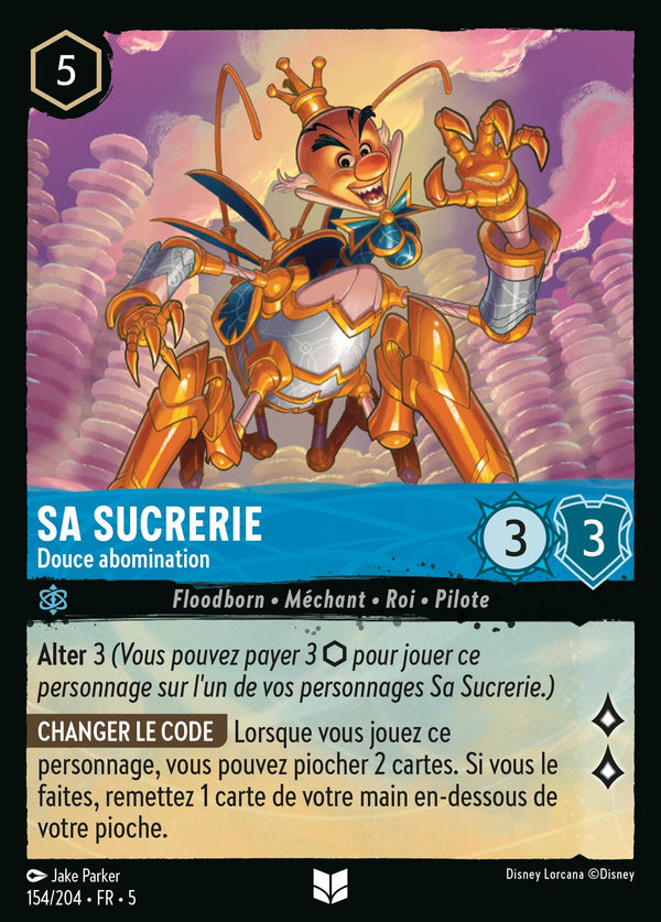 154/204 - Sa Sucrerie - Douce abomination — Carte Disney Lorcana Ciel Scintillant 154/204