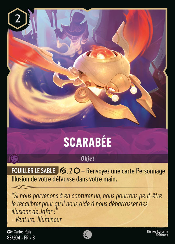 083/204 - Scarabée — Carte Disney Lorcana Le Règne de Jafar 83/204