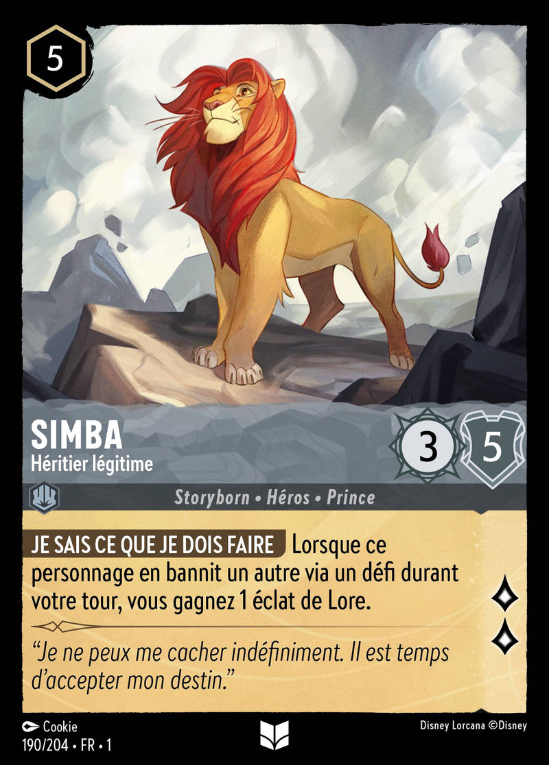 190/204 - Simba - Héritier légitime