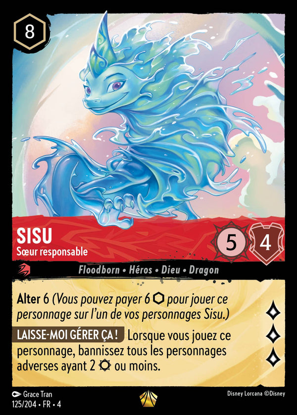 125/204 - Sisu - Sœur responsable — Carte Disney Lorcana Le Retour d'Ursula 125/204