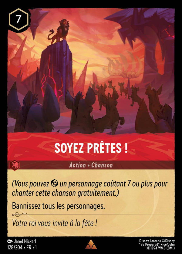 128/204 - Soyez prêtes ! — Carte Disney Lorcana Premier Chapitre 128/204