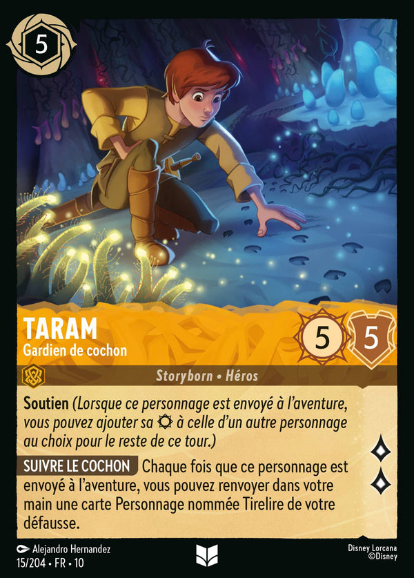 015/204 - Taram - Gardien de cochon — Carte Disney Lorcana Lueurs dans les Profondeurs 15/204