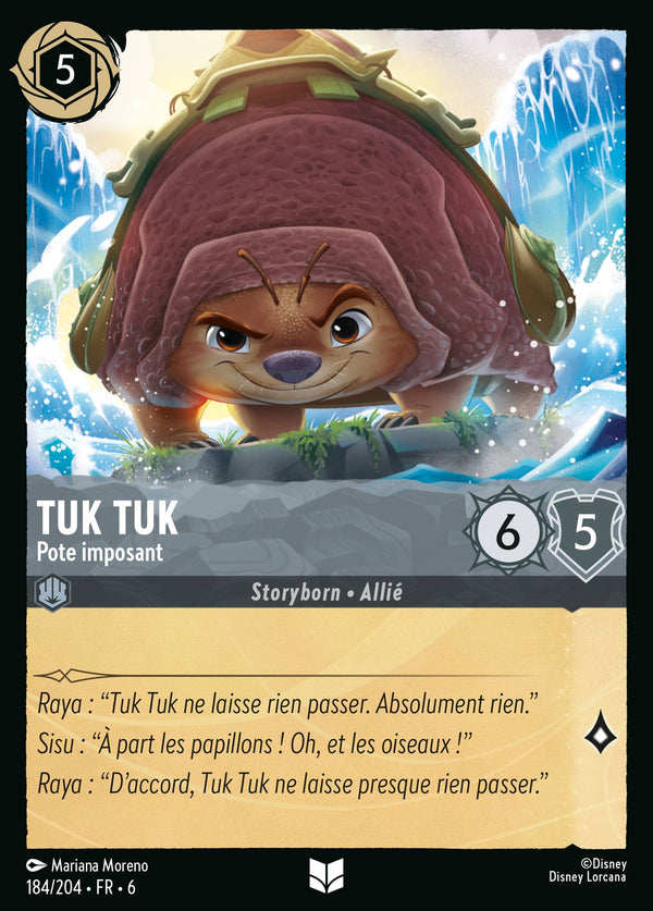 184/204 - Tuk Tuk - Pote imposant — Carte Disney Lorcana La Mer Azurite 184/204