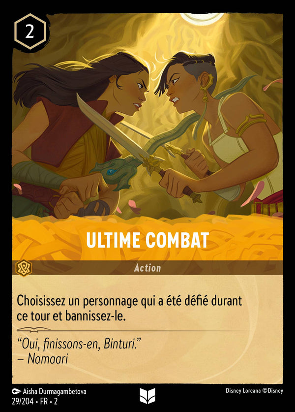 029/204 - Ultime combat — Carte Disney Lorcana L'Ascension des Floodborn 29/204