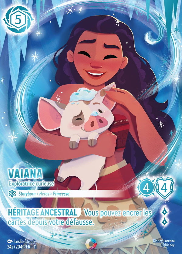 Vaiana - Exploratrice curieuse — Carte Disney Lorcana 242 Givresort