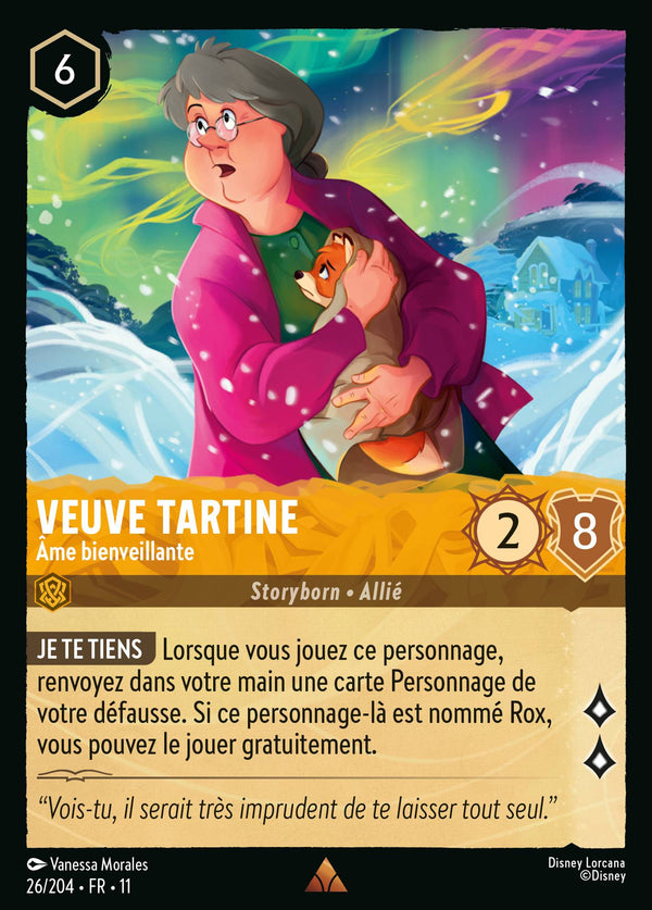 026/204 - Veuve Tartine - Âme bienveillante — Carte Disney Lorcana Givresort 26/204