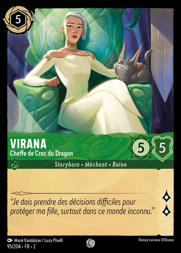 095/204 - Virana - Cheffe de Croc du Dragon — Carte Disney Lorcana L'Ascension des Floodborn 95/204