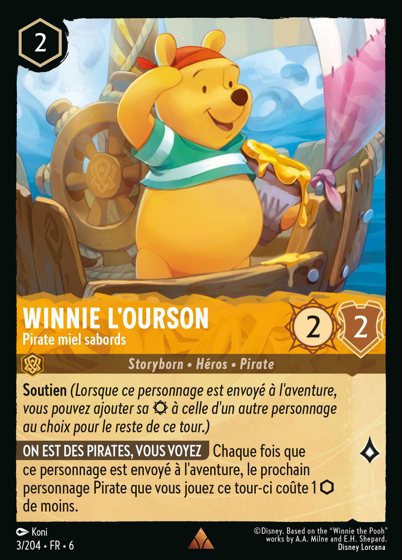 003/204 - Winnie l'ourson - Pirate miel sabords