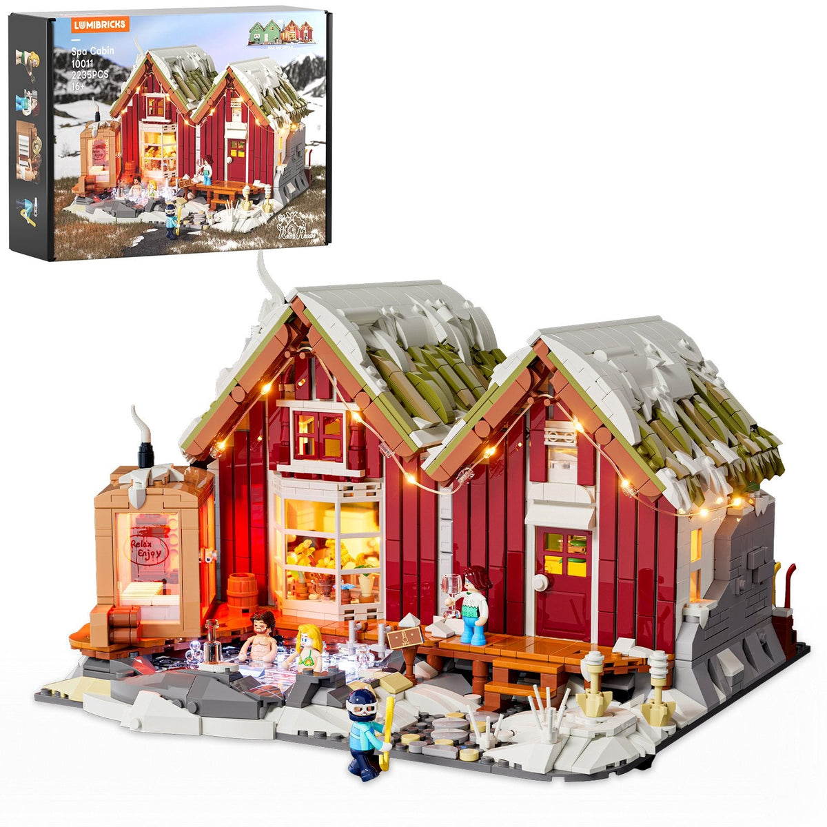 Lumibricks Spa Cabin, vue 3