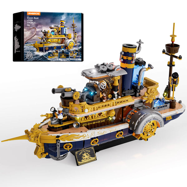 Lumibricks Steampunk Steamship, vue 2