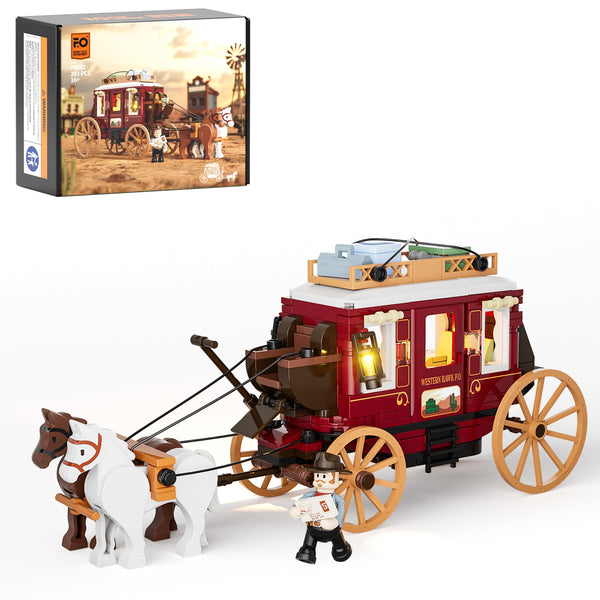 Lumibricks Western Stagecoach, vue 2