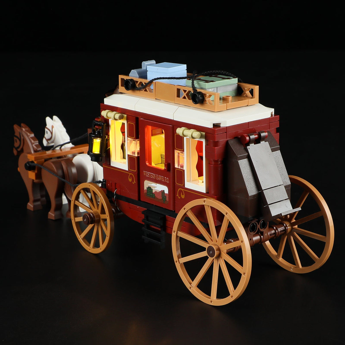 Lumibricks Western Stagecoach, vue 5