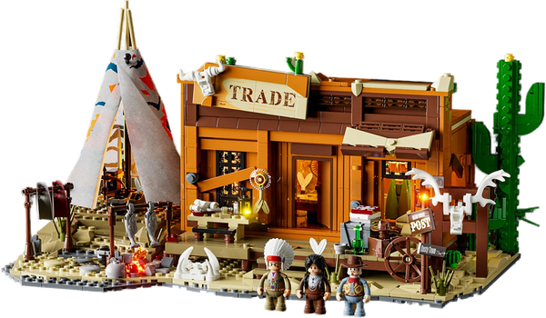Lumibricks Western Fur Trading Post