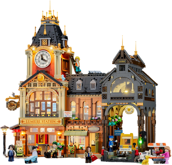 Lumibricks Train Station